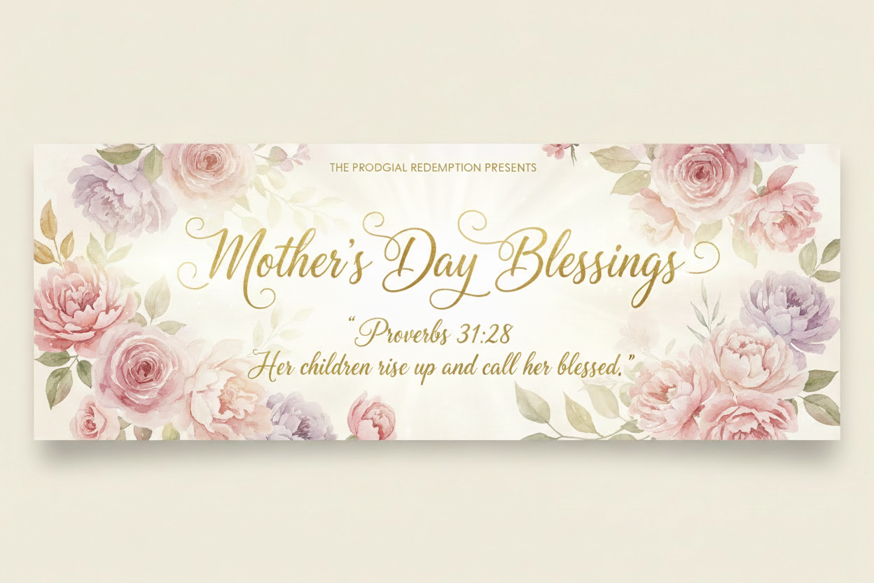 Mother's Day Blessings Banner