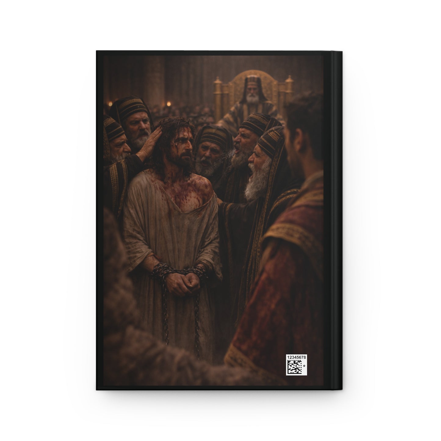 'Jesus Passion Hardcover Journal' — Stations of the Cross Matte Notebook