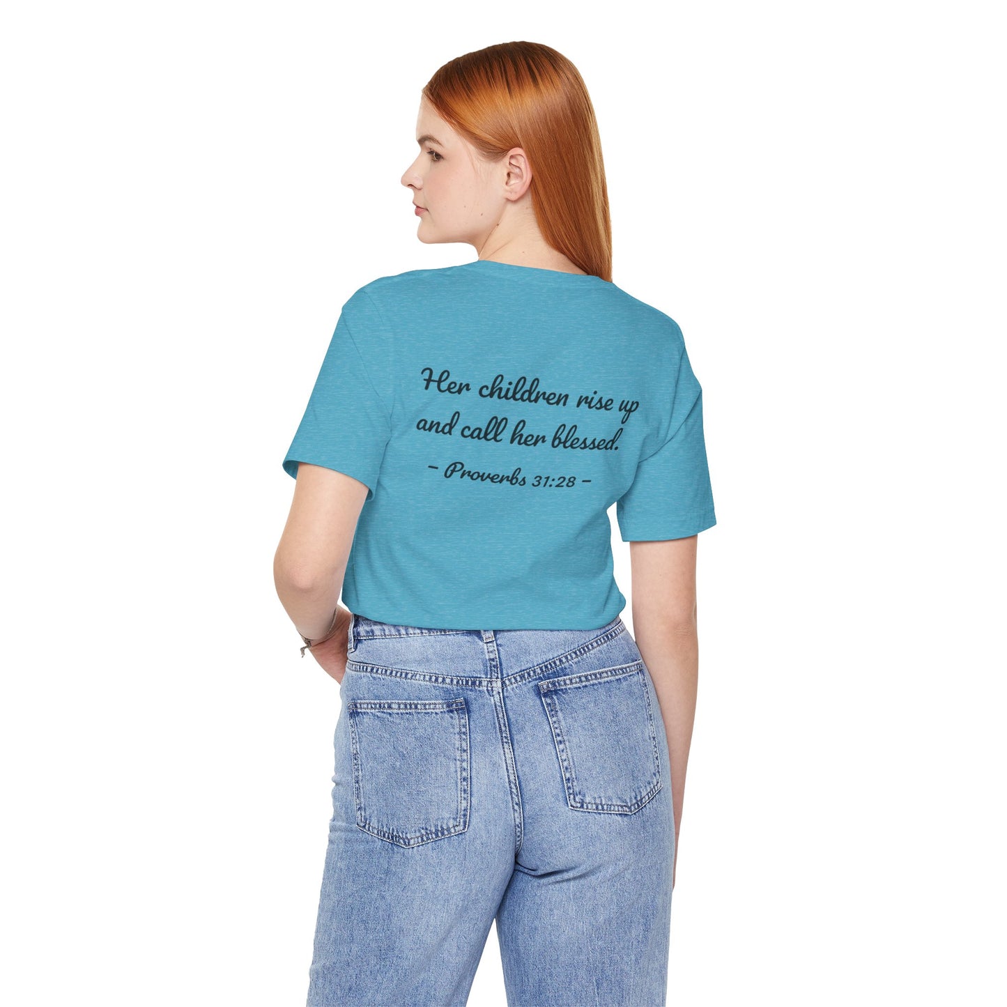 Christian Mom T‑Shirt "Cool Moms Love Jesus" – Proverbs 31:28