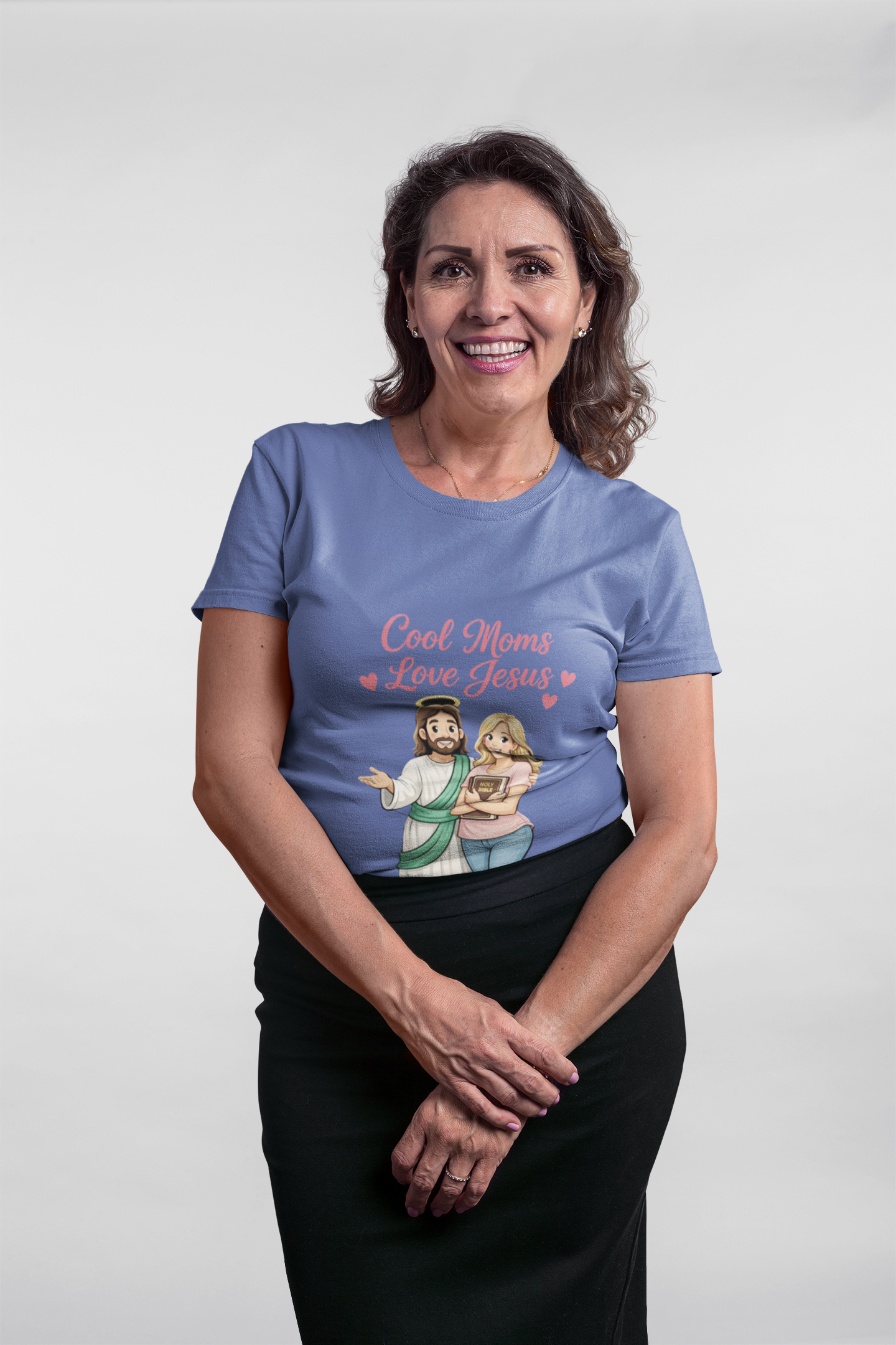 Christian Mom T‑Shirt "Cool Moms Love Jesus" – Proverbs 31:28