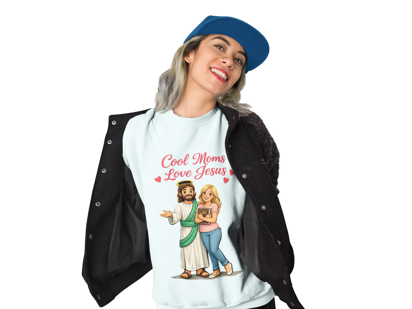 Christian Mom T‑Shirt "Cool Moms Love Jesus" – Proverbs 31:28