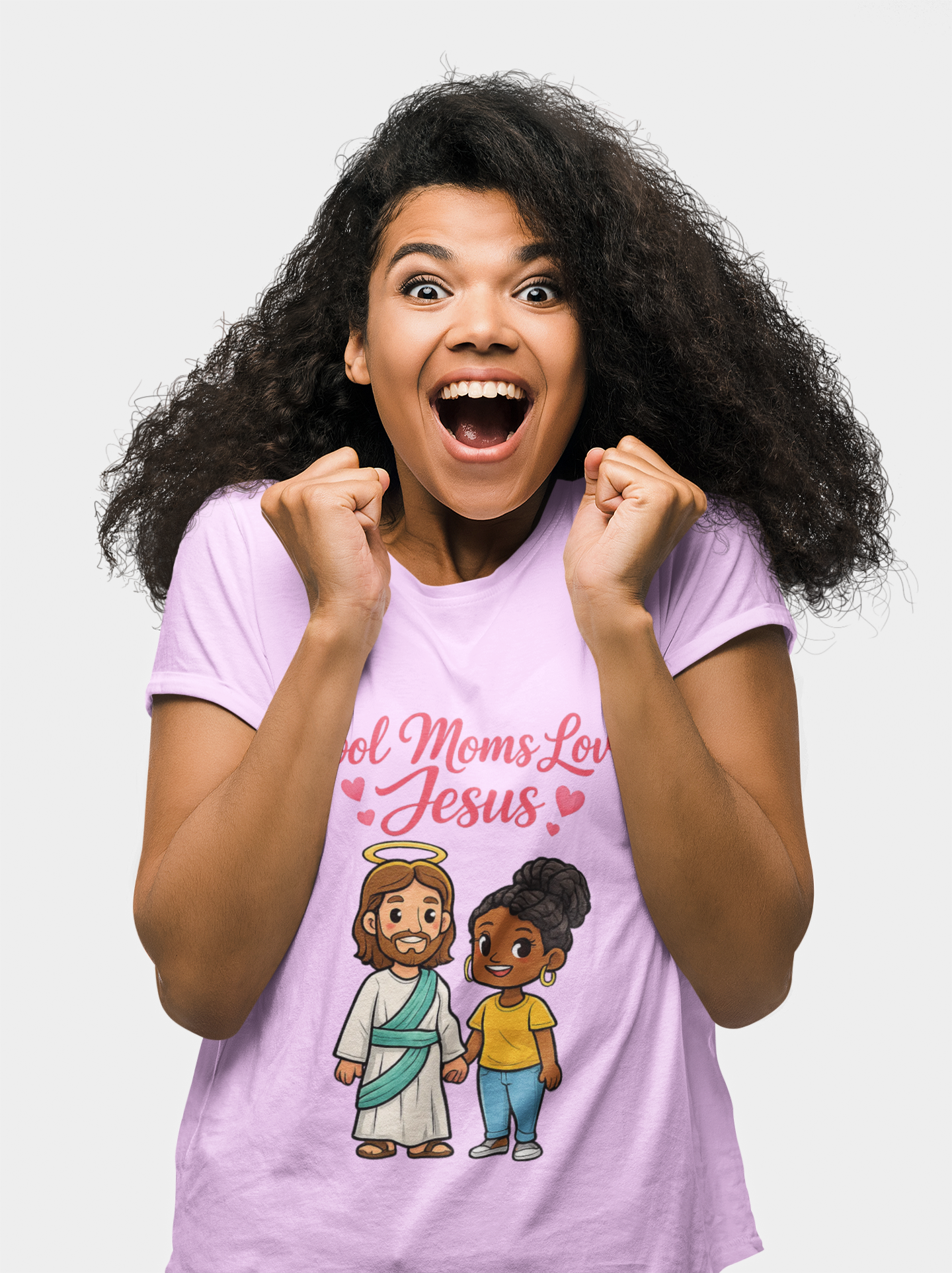 "Cool Moms Love Jesus" | T-Shirt — Proverbs 31:28