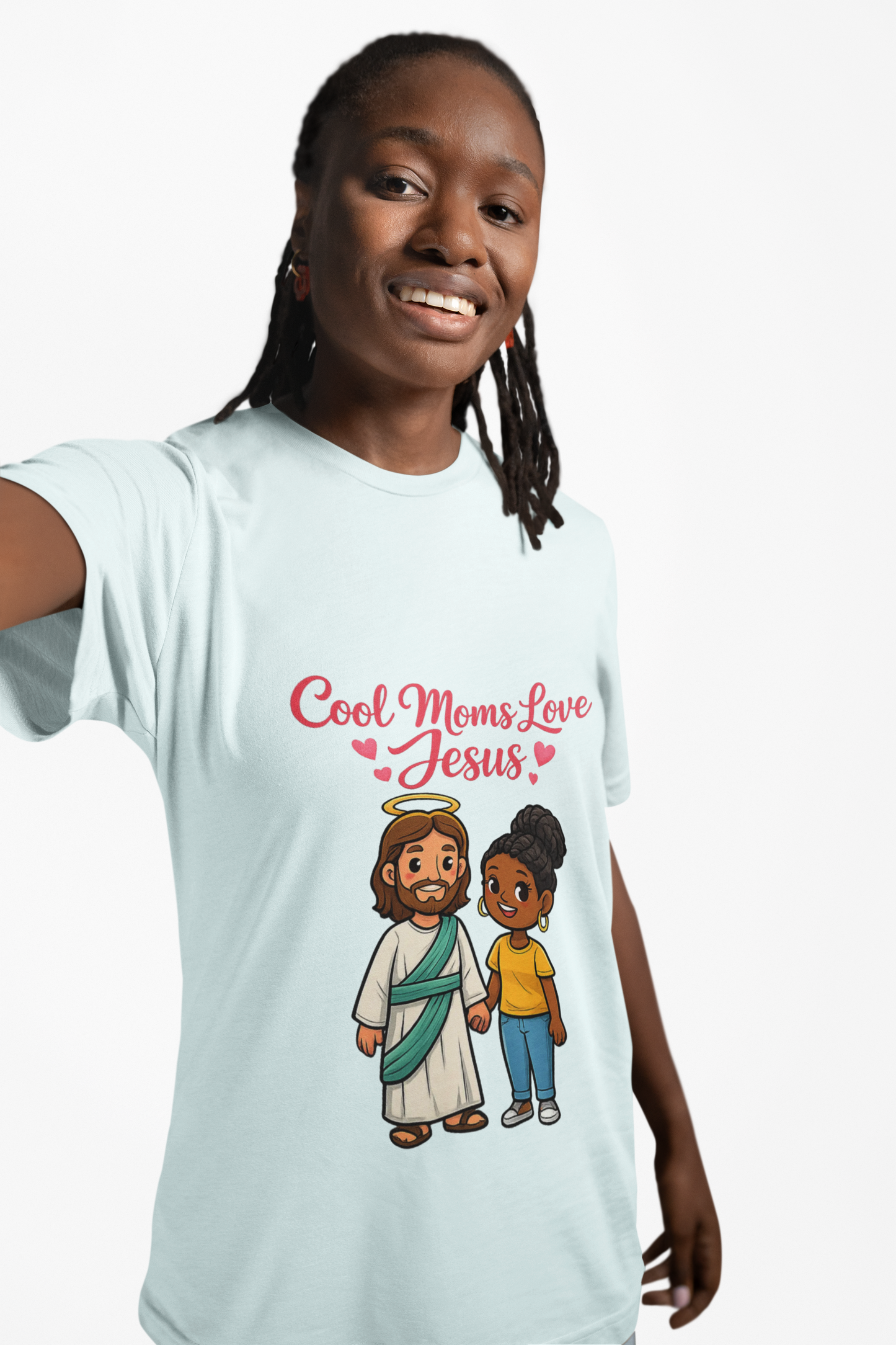 "Cool Moms Love Jesus" | T-Shirt — Proverbs 31:28