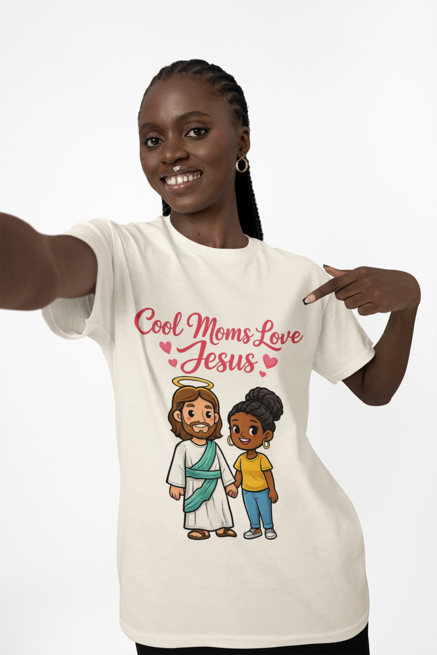 "Cool Moms Love Jesus" | T-Shirt — Proverbs 31:28
