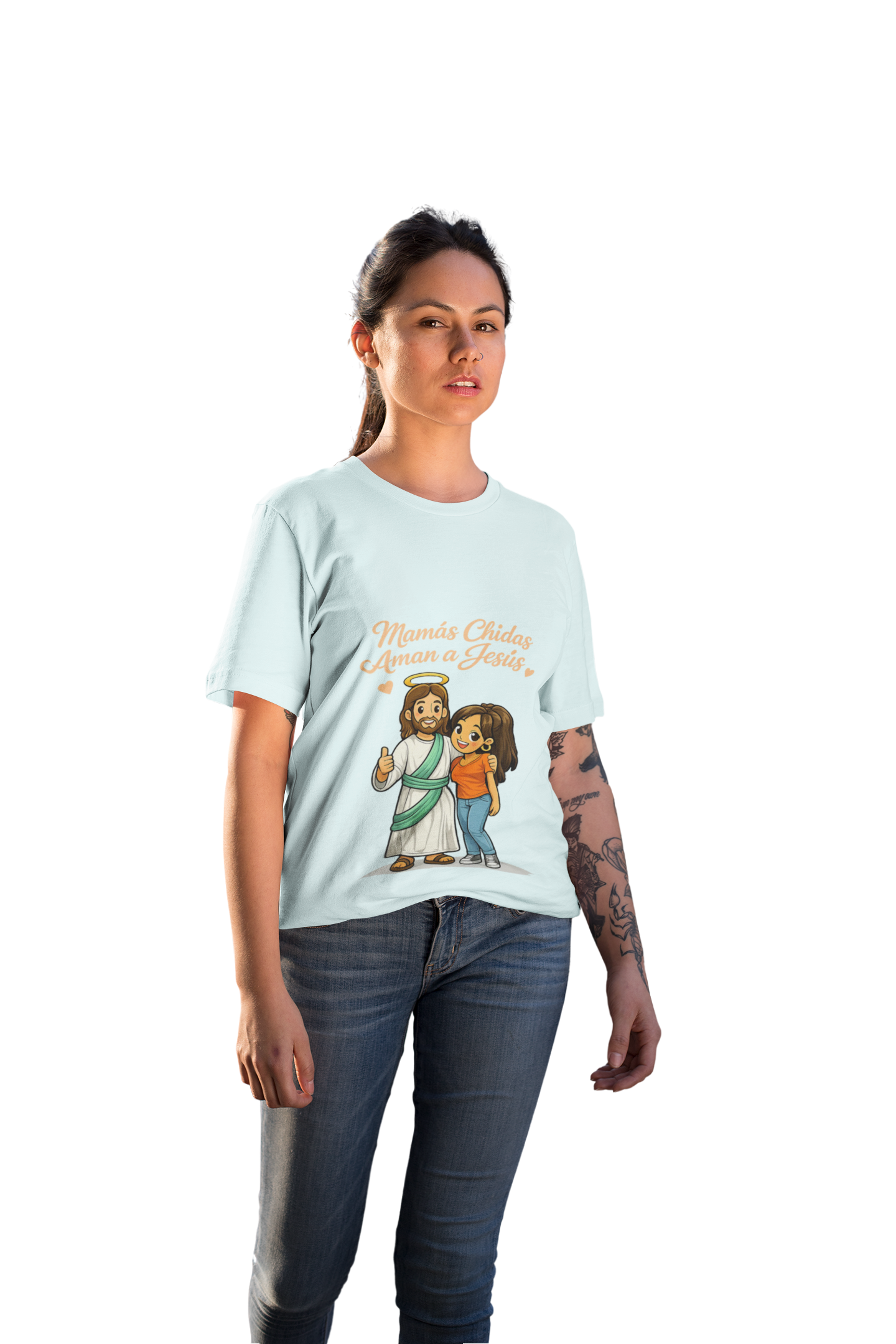 "Mamás Chidas Aman a Jesús" T-Shirt | Proverbs 31:28