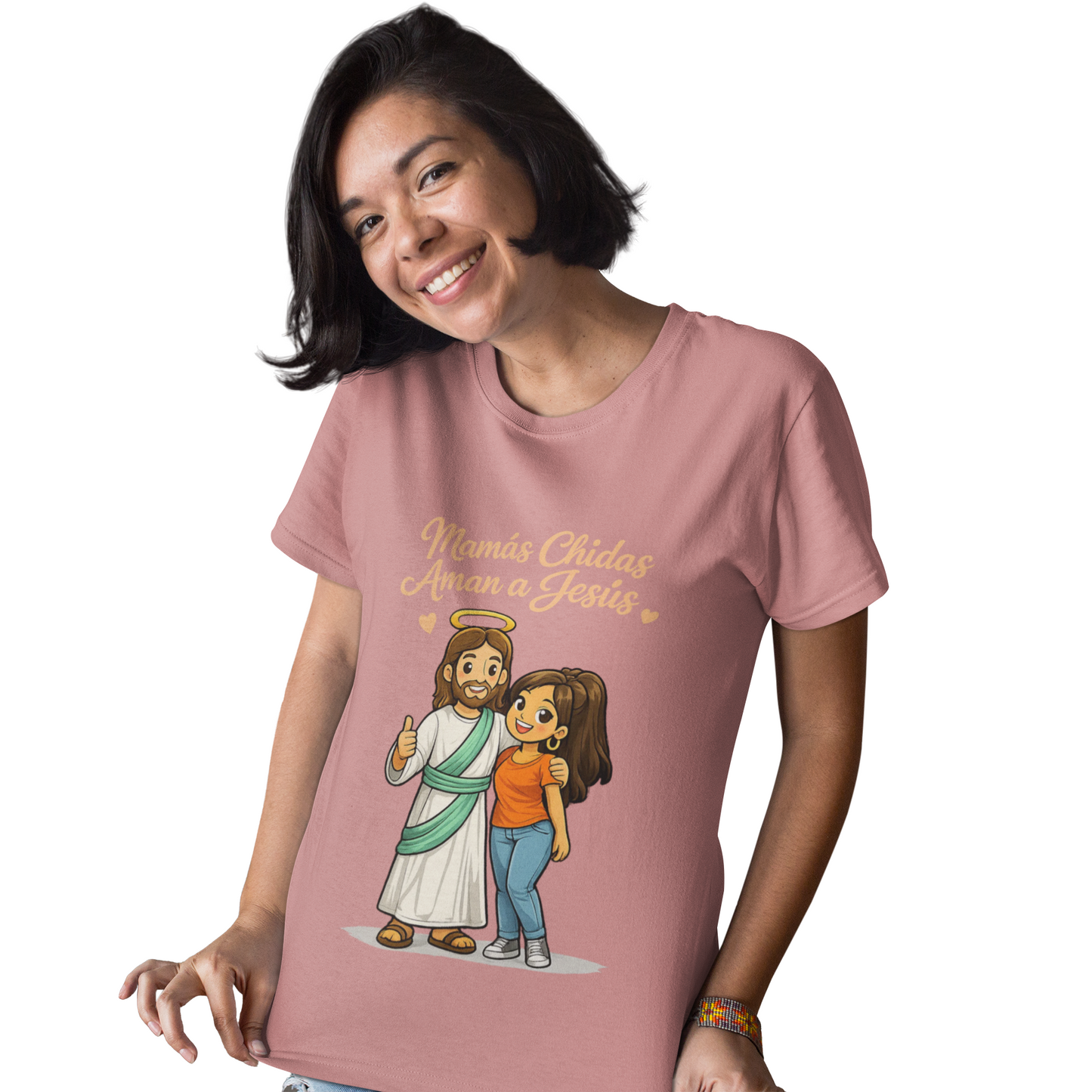 "Mamás Chidas Aman a Jesús" T-Shirt | Proverbs 31:28