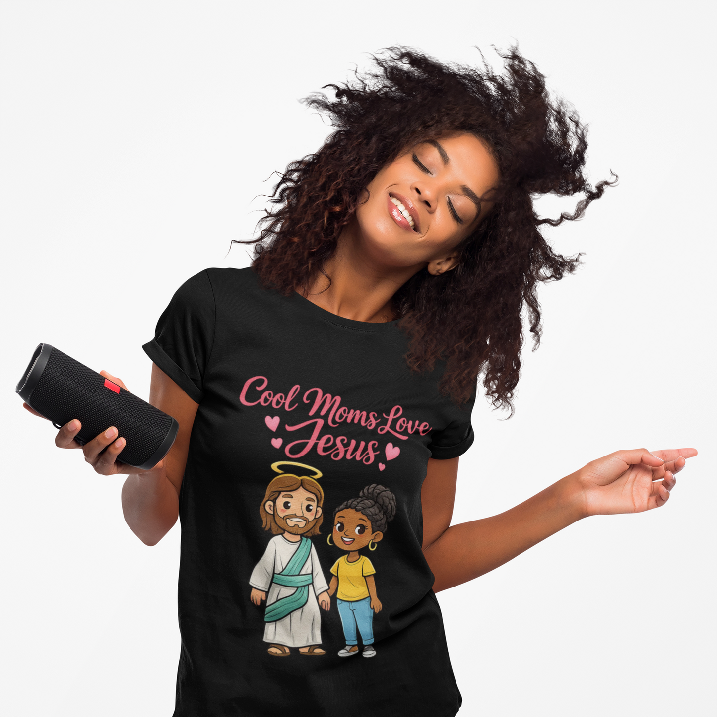 "Cool Moms Love Jesus" | T-Shirt — Proverbs 31:28