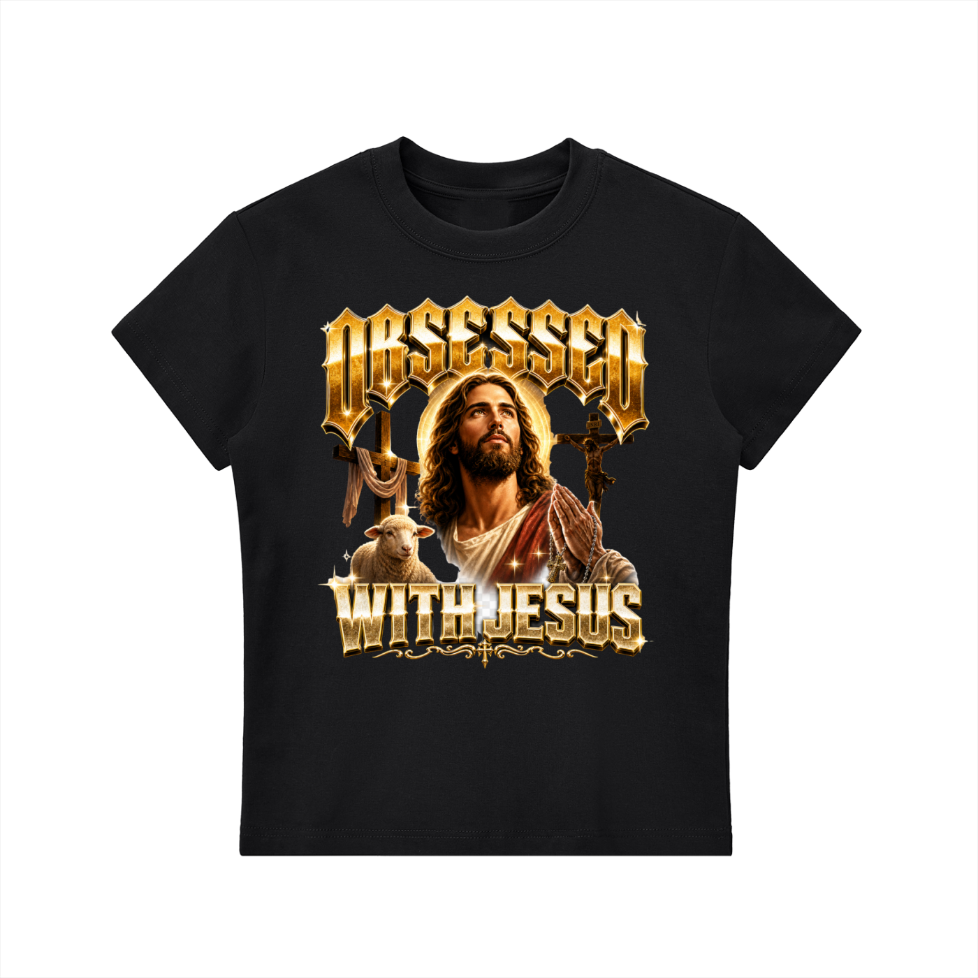 Obsessed With Jesus Women's Fitted Tee