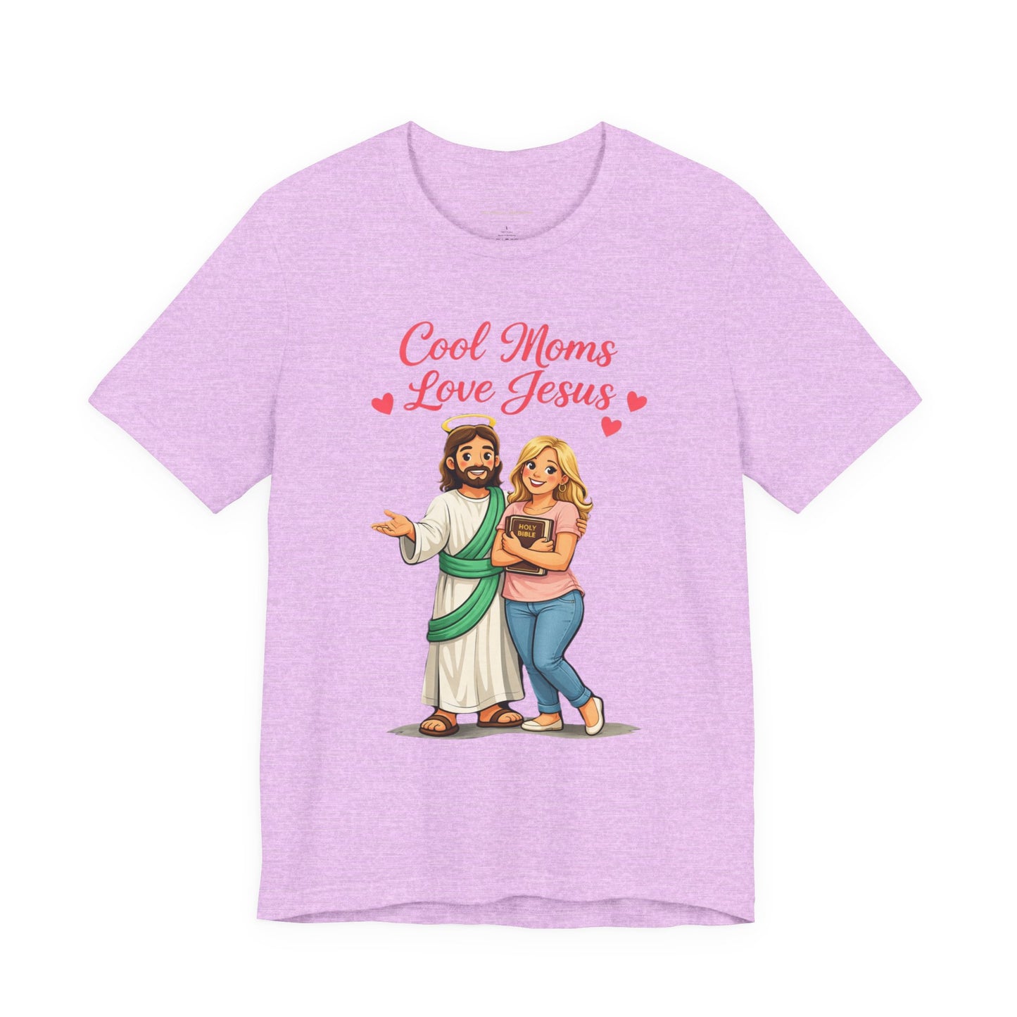Christian Mom T‑Shirt "Cool Moms Love Jesus" – Proverbs 31:28