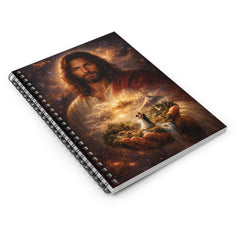 'Jesus Spiritual Notebook' — Christian Faith Ruled Journal