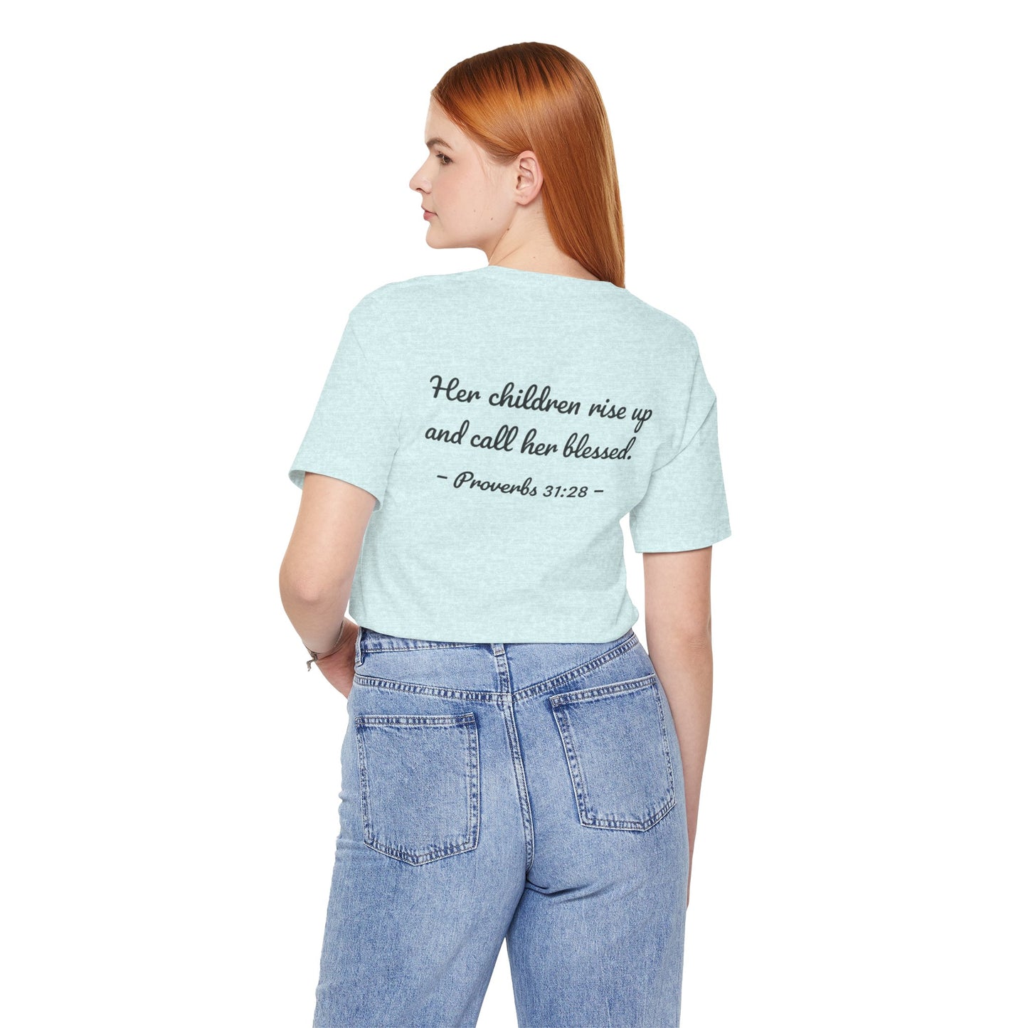 Christian Mom T‑Shirt "Cool Moms Love Jesus" – Proverbs 31:28