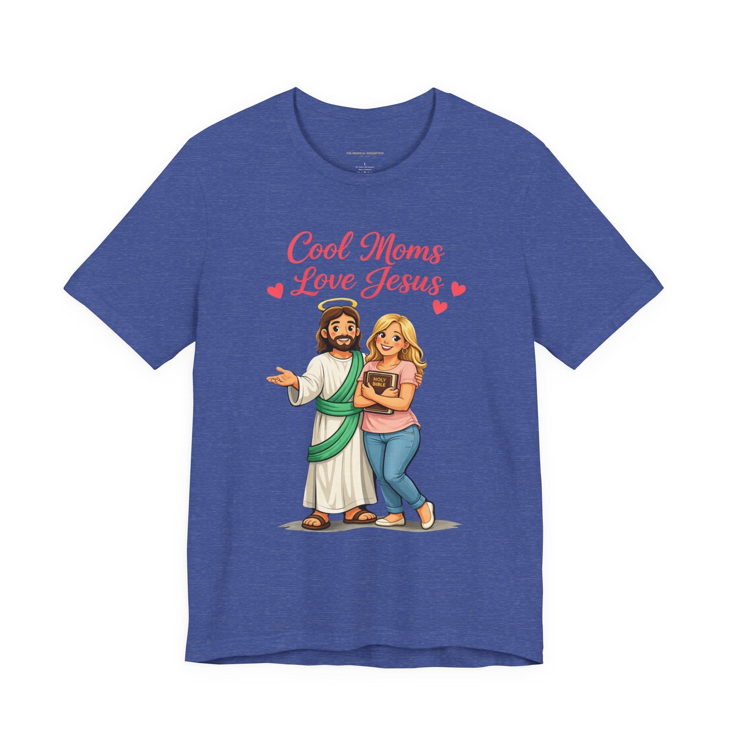 Christian Mom T‑Shirt "Cool Moms Love Jesus" – Proverbs 31:28