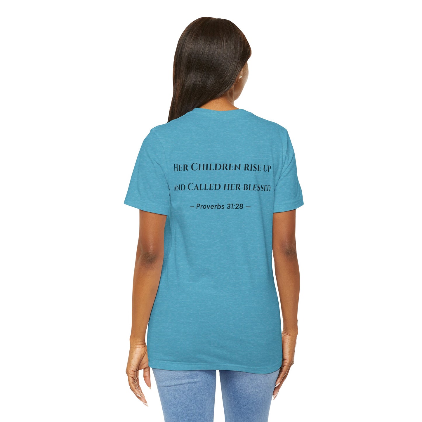 "Cool Moms Love Jesus" | T-Shirt — Proverbs 31:28