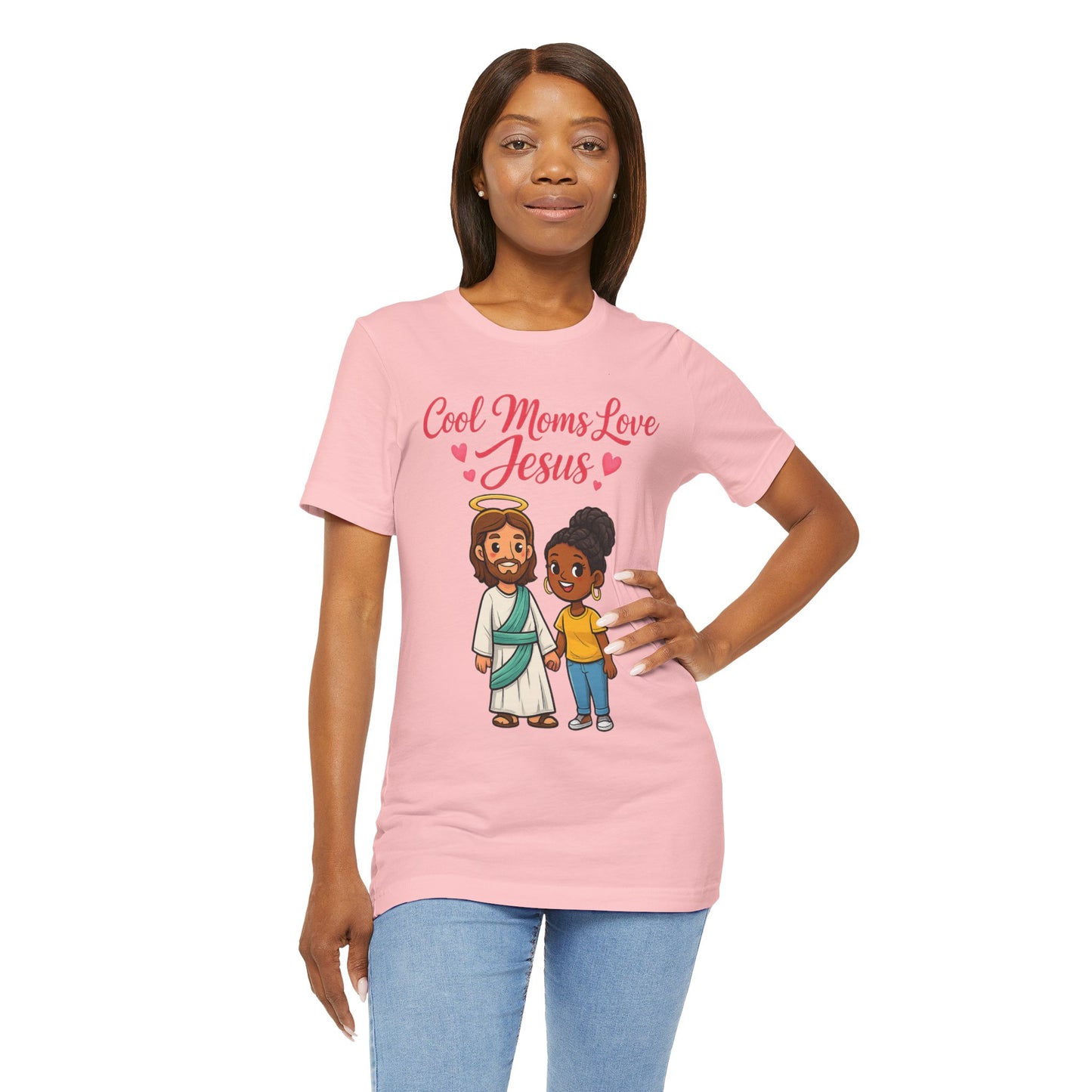 "Cool Moms Love Jesus" | T-Shirt — Proverbs 31:28