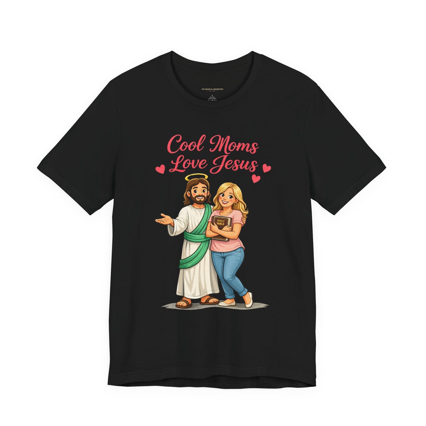 Christian Mom T‑Shirt "Cool Moms Love Jesus" – Proverbs 31:28