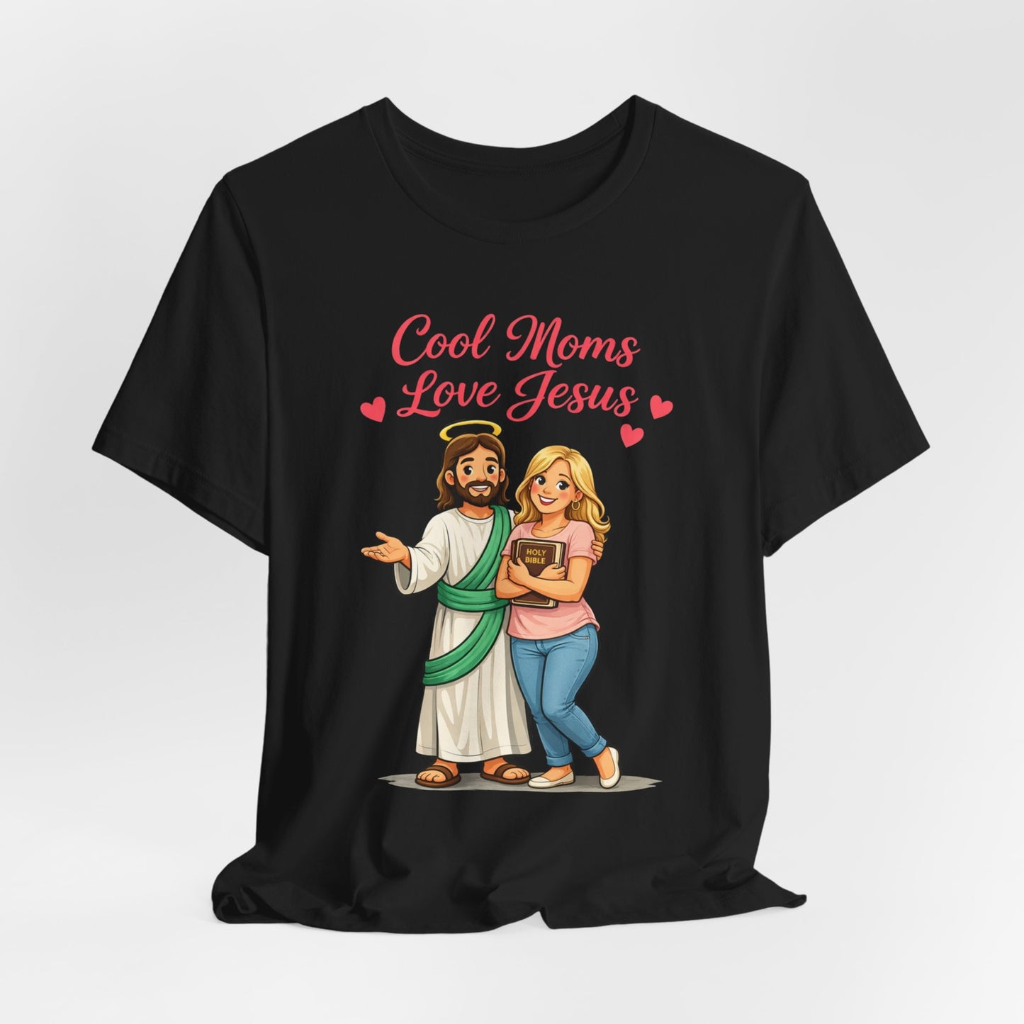 Christian Mom T‑Shirt "Cool Moms Love Jesus" – Proverbs 31:28
