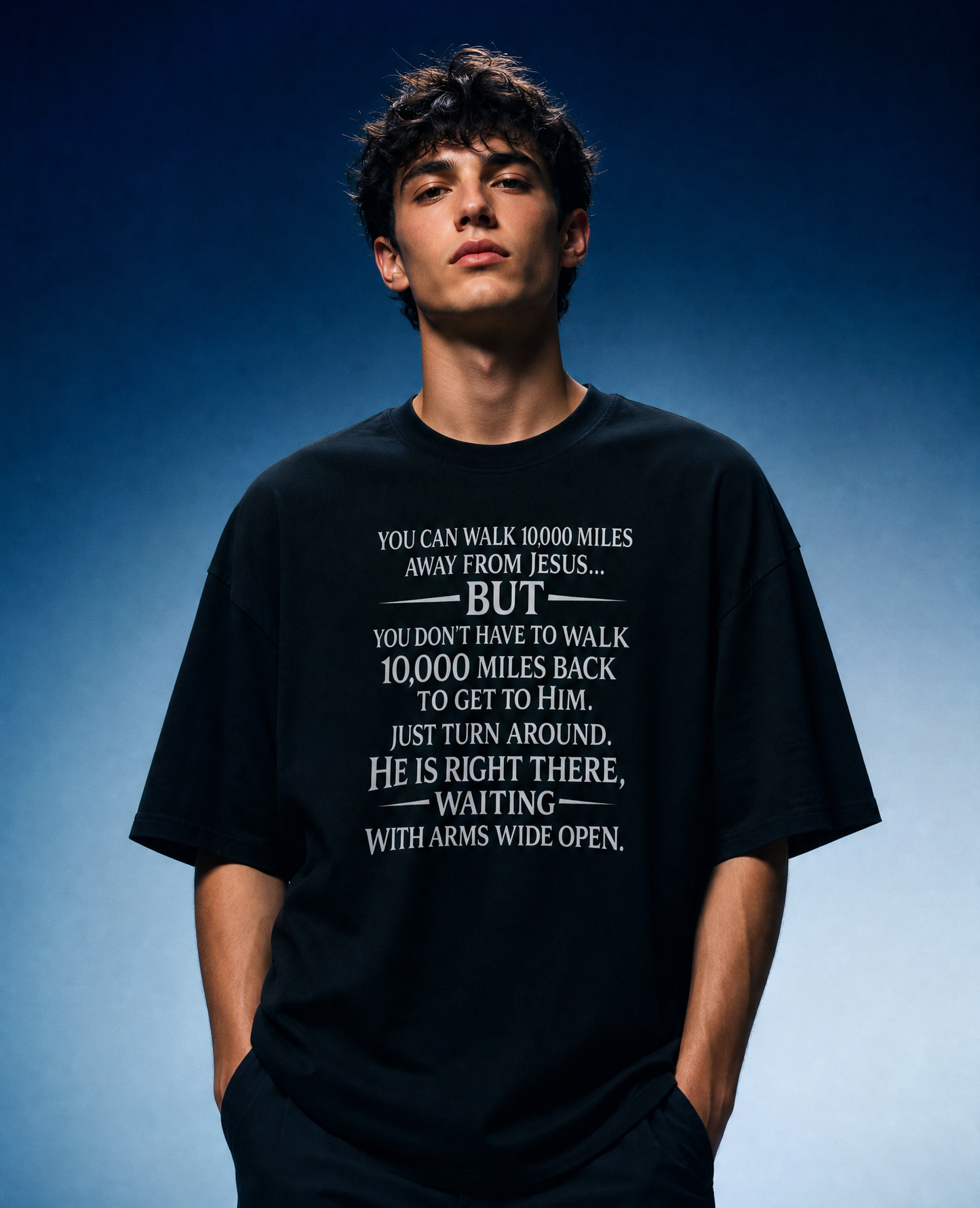 "Walk Back to Him" — Faith Testimony Tee